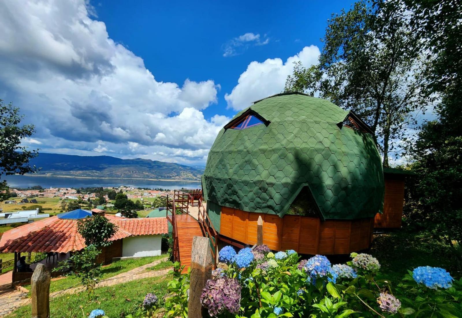 Glamping Sede Campestre Mirador De Pueblo Viejo Ξενοδοχείο Guatavita Εξωτερικό φωτογραφία